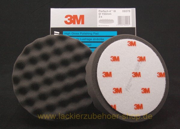 3M - Perfect-it III Hochglanzpolierpad genoppt 09378  2 Stück